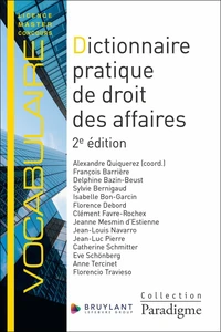 Dictionnaire pratique de droit des affaires