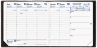 Agenda 2013 Executif Soho 16*16 sem/2p marron glacé