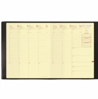 Agenda 2018 Président Prestige Soho 21*27 sem/2p noir ébène