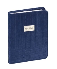 Agenda année scolaire 2025-2026 - Eurotextagenda - Journalier - Multilingue - Colette - 12 mois de août à juillet - 12x17 cm - Papier Clairefontaine blanc - Bleu