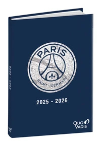 Agenda année scolaire 2025-2026 - Eurotextagenda - Journalier - Multilingue - PSG - 12 mois de août à juillet - 12x17 cm