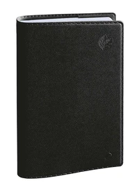 Agenda année scolaire 2025-2026 - Eurotextagenda recyclé - Journalier - Multilingue - Equology - 12 mois de août à juillet - 12x17 cm - Noir