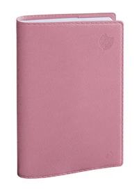 Agenda année scolaire 2025-2026 - Eurotextagenda recyclé - Journalier - Multilingue - Equology - 12 mois de août à juillet - 12x17 cm - Rose