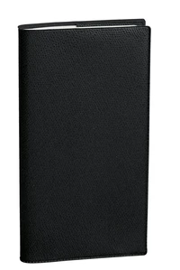 Agenda année scolaire 2025-2026 - Sept-Bi - Quinzainier - Impala - 12 mois de mi-août à mi-août - 8,8x17 cm - Papier Clairefontaine blanc - Noir