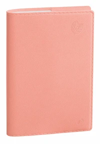 Agenda année scolaire 2025-2026 - Universitaire recyclé - Semainier planning - Multilingue - Equology - 13 mois de août à août - 10x15 cm - Orange