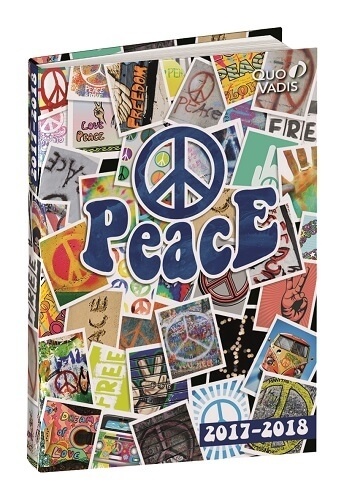 Agenda scolaire Love and Peace 2017-2018 - 12x17