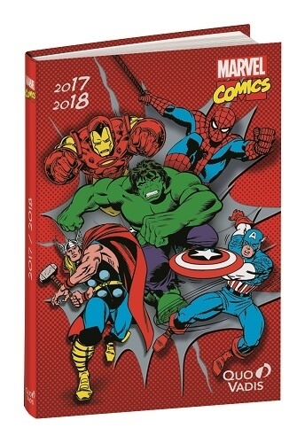 Agenda scolaire Marvel Comics 2017-2018 - 12x17