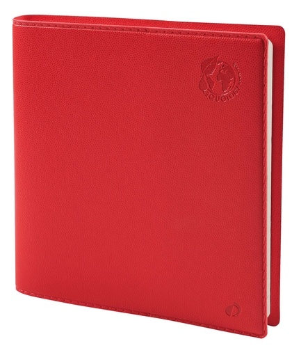 Agenda Scolaire Quo Vadis Club 2025-2026 - Semainier, Août à Août, 16x16 Cm, Rouge - Avec Répertoire Amovible