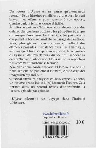 Ulysse absent. Une introduction à la lecture de l'Odyssée d'Homère