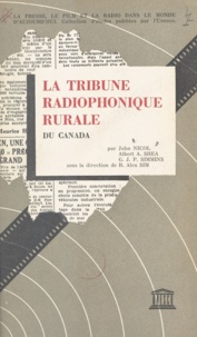 R. Alex Sim et John Nicol - La tribune radiophonique rurale du Canada.