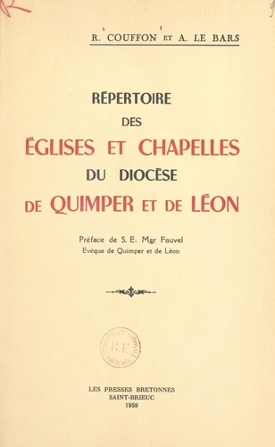 Répertoire des églises et chapelles du diocèse de Quimper et de Léon