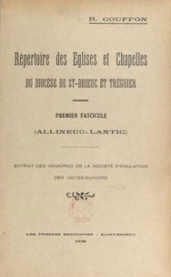 Répertoire des églises et chapelles du diocèse de St-Brieuc et Tréguier (1)