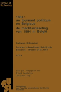 1884 : un tournant politique en Belgique