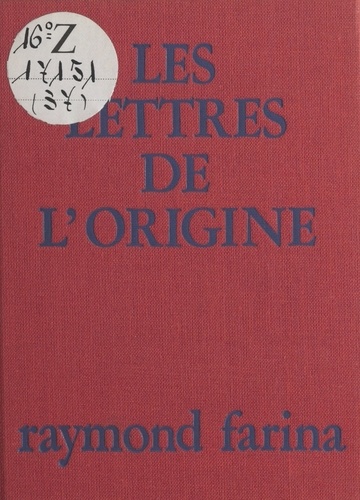 Les Lettres de l'origine