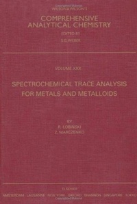 R Lobinski - Spectrochemical Trace Analysis For Metals And Metalloids.