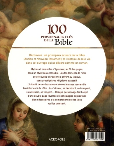 100 personnages clés de la Bible. Biographies et arbres généalogiques de l'Ancien et du Nouveau Testament