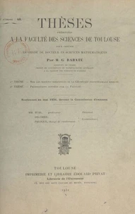 Sur les notions originelles de la géométrie infinitésimale directe