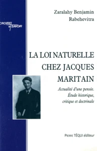 La loi naturelle chez Jacques Maritain