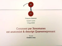 Comment par Xenomanes est anatomisé & descript Quaresmeprenant
