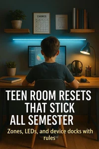 Teen Room Resets That Stick All Semester