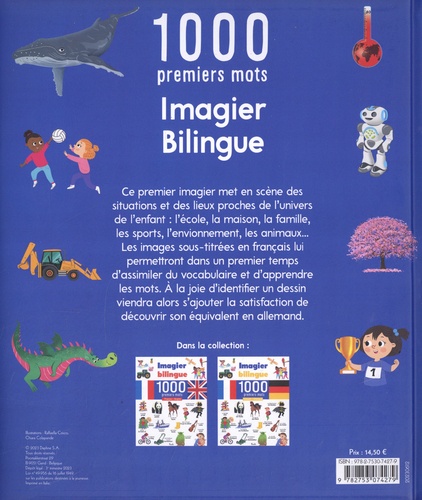 Imagier bilingue 1000 premiers mots
