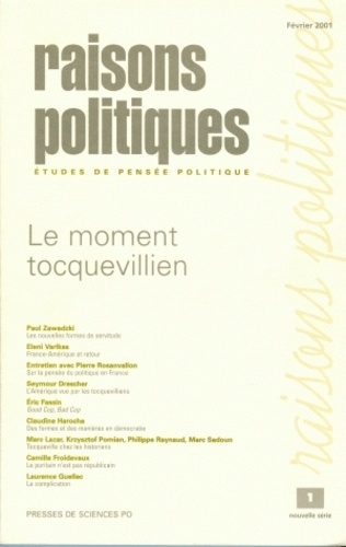  Sciences Po - Raisons politiques N° 1, février 2001 : Le moment tocquevillien.