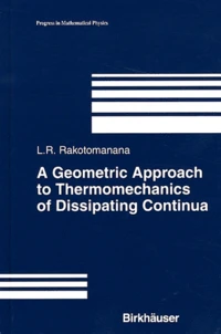 A Geometric Approach to Thermomechanics of Dissipating Continua