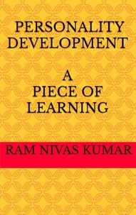  Ram Nivas Kumar - Personality Development A Piece of Learning.