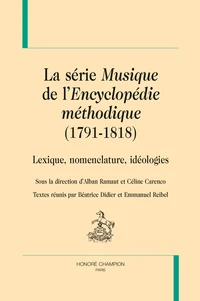 La série Musique de l’Encyclopédie méthodique (1791-1818)