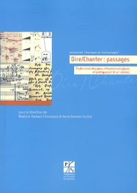 Dire/chanter : passages