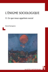 L'énigme sociologique