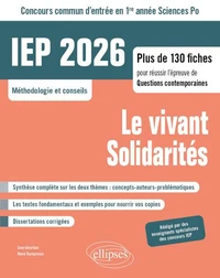 IEP Concours commun d'entrée en 1re année Sciences Po