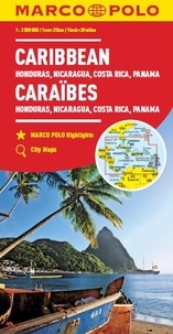  Marco Polo - Caraïbes, Honduras, Nicaragua, Costa Rica, Panama - 1/2 500 000.