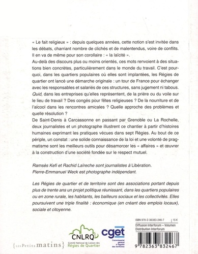 La laïcite au quotidien. L'expérience des régies de quartier