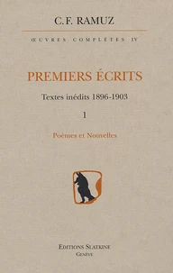 Oeuvres Complètes Premiers écrits Textes inédits 1896-1903 en 2 volumes