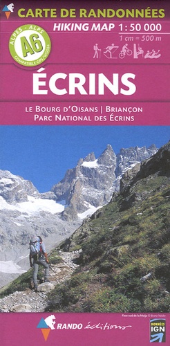  Rando - Ecrins - 1/50 000.