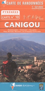  Rando éditions - Carte Canigou : Fenouillèdes, Conflent, Vallespir, Parc naturel régional des Pyrénées Catalanes - 1/50 000.