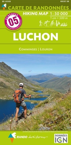 Rando éditions - Luchon - Comminges, Louron. 1/50 000.