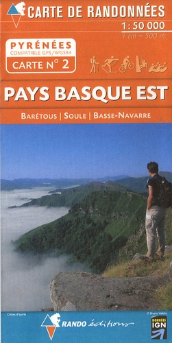 Rando - Pays basque Est - 1/50000.