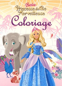  Random House - Barbie, Princesse de l'Ile Merveilleuse - Coloriage.