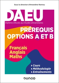 DAEU, prérequis options A et B
