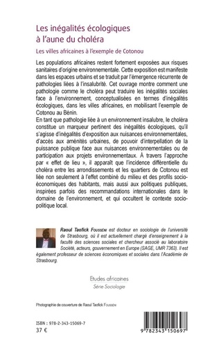 Les inégalités écologiques à l'aune du choléra. Les villes africaines à l'exemple de Cotonou