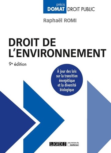Raphaël Romi - Droit de l'environnement.