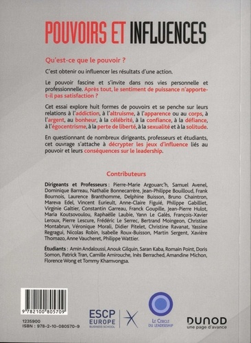 Pouvoirs et influences. Abus de pouvoir, argent, célébrité..., les détecter et les comprendre