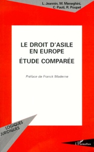 Raphaëlle Poupet et Laure Jeannin - Le Droit D'Asile En Europe. Etude Comparee.