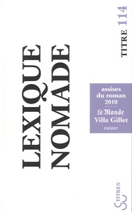 Raphaëlle Rérolle et Vincent Delecroix - Lexique nomade.