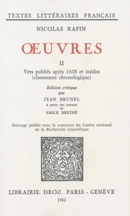 Ouvres II