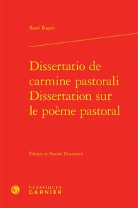 Dissertation sur le poème pastoral