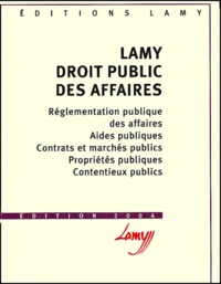 Lamy droit public des affaires