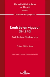 L'entrée en vigueur de la loi